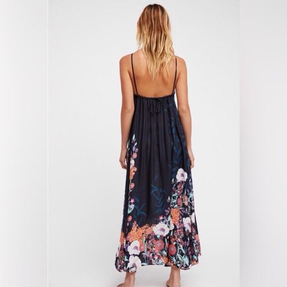 NWT Free People Embrace It Maxi Dress in Black Combo Size Small. - Picture 13 of 15